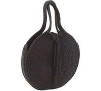 Sac rond en corde de coton et jute Noir Noir G