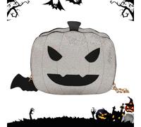 Sac, sac, sac à main à bandoulière diable | Porte-monnaie drôle, nouveaux sacs à main d'Halloween en cuir PU pour femmes et filles, argenté, Voir description, Voir description