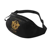 Sac Sacoche Banane Sénat Romain Emblème Romain Mode Sac Ceinture Grande Capacité Sacoche Ceinture Pour Promenade De Chien Randonnée Vie Quotidienne 14X35Cm