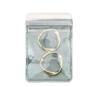 Sac scellé pour boucles d'oreilles et bagues - Anti-poussière - 1 sac scellé - Convient pour la maison et le rangement et d'autres accessoires - Conçu pour une utilisation durable avec une bonne