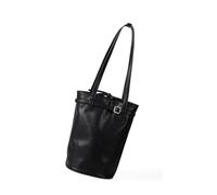 Sac seau à la mode avec un grand espace en cuir PU sacs à bandoulière style coréen sous les bras sac à main pour tous les jours essentiels banlieusards sac à bandoulière, Noir , One Size