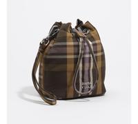 Sac seau en jacquard tartan vert chasseur UN