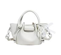 Sac seau pour femme de grande capacité, sac à bandoulière simple en cuir PU, sac à bandoulière élégant, sac de loisirs avec pochette assortie, beige, 170.00x100.00x130.00mm/6.69x3.94x5.12inch
