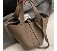 Sac seau rétro décontracté et polyvalent pour femme, couleur unie, modèle très populaire en automne et en hiver, idéal pour les déplacements quotidiens, les rendez-vous et le travail. Ce sac à main à