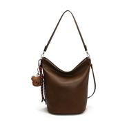 Sac seau tendance pour femme, sac à main de grande capacité, sac à main rétro, aisselle, tendance, voyage quotidien, sac à main rétro pour femme, sac à main aisselle, seau de travail tendance, marron