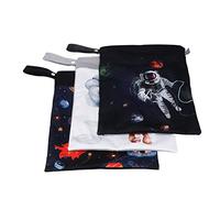 Sac Sec et Humide en Tissu Imperméable à Double Poches pour bébé pour Une Utilisation en Extérieur, Sacs à Couches Lavables et Réutilisables pour Une Sortie Journée ou Un Voyage de Nuit