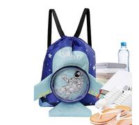 Sac sec humide pour la natation, sac de natation séparé humide sec - Sac à dos portable avec cordon de serrage - Sac de piscine Sac de voyage de yoga Sac de voyage portable en tissu Oxford c