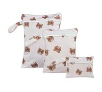 Sac sec, lot de 3 sacs étanches et humides, sacs à linge de voyage avec poignée suspendue, pochettes rangement multi-tailles pour bébé, salle sport, plage, style 1, porte-sucette