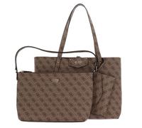 Sac shopper - GUESS - Eco Brenton Tote - Marron clair - 42x28 cm - Avec sac à épaule et d'ustensiles