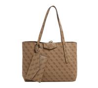 Sac shopper - GUESS - Eco Brenton Tote - Marron clair - 42x28 cm - Avec sac à épaule et d'ustensiles