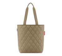 Sac Shopper REISENTHEL - Modèle M 40 cm - Couleur rhombus olive - Tissu polyester - Femme - Liens coulissants