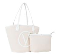 Sac shopper - VALENTINO - Covent Shopping - Crème - 100% coton - Pour femme