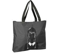 Sac Shopping Bag - Safta - WEDNESDAY - Noir - 50 x 10 x 45 cm - Confortable et polyvalent