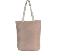 Sac shopping en toile de jute - KIMOOD - KI0229 - Beige - Anses de 70 cm - Volume 12 L