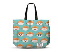 Sac de Courses Shopping FAN Ho Oh My Pop! - Nigiri - Turquoise - Taille Unique Turquoise G