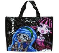 Sac shopping grand modèle monster high - noir 06 18264 G
