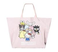Sac shopping Hello Kitty léger et pratique - Sac de shopping en tissu avec motif Hello Kitty, réutilisable et pratique à transporter