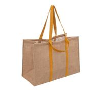 Sac shopping jute - 5 five simply smart - Jaune