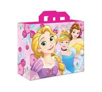 Sac shopping - KONIX - Princesses - Rose - Synthétique - Format A4