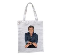 Sac Shopping Personnalisable - FREDERIC FRANCOIS - 35x41 cm - 100% Polyester - Blanc - Adulte