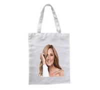Sac Shopping Personnalisable - LARA FABIAN - 35x41 cm - 100% Polyester - Blanc - Mixte