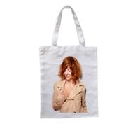 Sac Shopping Personnalisable - MYLENE FARMER - 35x41 cm - 100% Polyester - Blanc - Mixte
