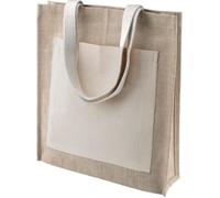 SAC SHOPPING TOILE DE JUTE (Naturel - One Size)