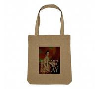 Sac Shopping Tote Bag Aspect Lin - Rise & Slay Collage Vintage Illustration Art Meme Humour Parodie Reine Zoomer Millenials - Sac de Courses Toile Epaisse 360g Beige Naturel Cabas Porté Epaule Solide