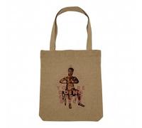 Sac Shopping Tote Bag Aspect Lin - You're Doing Great Btch Collage Vintage Illustration Art Humour Parodie Meme Humour Millenials Zoomer - Sac de Courses Toile Epaisse 360g Beige Naturel Cabas Porté