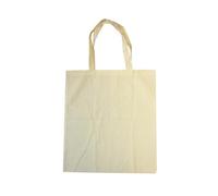 Sac shopping en coton 37 x 42 cm Beige