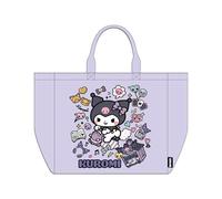 Sac shopping XL Hello Kitty Kuromi réutilisable et grand pour les achats quotidiens - Sac shopping XL Hello Kitty Kuromi pour supermarché et usage quotidien