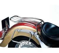 Sac solaire sans dossier chromé pour Yamaha XVS 650 Drag Star Classic (1998-2...