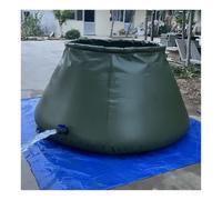 Sac Souple Pliable de Stockage d'eau d'urgence, Grande capacité de 126 à 1032,9 gallons, conteneur Rond for la Pisciculture.(Green,1.5x1x0.85m/1000L/264.2gal)