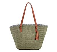 Sac sous brassière de tissage mode à la main simple portable portable élégant en papier d'été élégant corde de papier pour les vacances en bord de mer