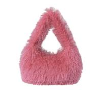 Sac Sous Les Bras Moelleux - Sac À Bandoulière Doux, Design Couleur | À Main En Peluche Pour Femme, Fourre-tout De Style Rétro Tendance, Parfait Pour Les Sorties Quotidiennes, Le S