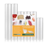 Sac Sous Vide Alimentaire Rouleau - 6 Rouleaux 15/20/28x300cm Film Sous Vide Alimentaire Pour Sacs Congelation Poche Mise Sous Vide Cuisson Sachet Machine Sous Vide Alimentaire sans bpa