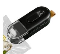 Sac sous vide - Design compact noir, facile à ranger, protection des saveurs à long terme | Pour la maison, la cuisine, les voyages, le réfrigérateur, le garde-manger, la viande, les fruits de mer