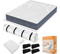 Sac sous vide pour matelas 120/140/160x190cm, sac de rangement pour matelas, sac à vêtements grand sous vide, pour déménagement, transport, peu encombrant, Taille du sachet: 230 x 200 cm