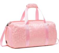 Sac Sport Enfant Sac de Piscine Fille pour Gym Polochon Danse avec Compartiment à Chaussures et Poche Humide