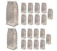Sac Stockage Graisse - 20 Pack Anti-Fuite Récipient Huile Usagée | Pochette Déchets Doublée Aluminium Haute Température | Élimination Gras Cuisson Bord Roulé pour Maison Camping Utilisé
