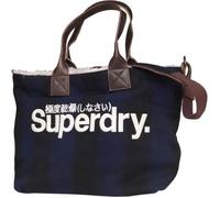 Sac - Superdry - En Laine - Bleu Marine - Grand - Doublure Coton 100%
