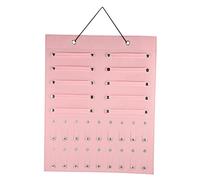 Sac suspendu for épingles à cheveux, organisateur de bijoux de, bandeau for placard, sac de rangement suspendu, porte-lunettes, support for boucles d'oreilles, sac mural rose en feutre, Dropshipping/