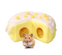 Sac Suspendu Pour Hamster - Lit De Couchage En Peluche 14 X 13 Cm | Cachette De Hamster En Forme De Gâteau, Planeur De Sucre Chaud, Habitat Confortable Pour Petits Animaux De Compagnie | Lit Suspendu