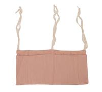 Sac Suspendu pour Lit de bébé, Caddie de Chevet, Poche de Rangement Suspendue, Sangle Réglable, Sac de Rangement pour Jouet (Rose)