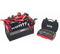 Sac textile 30 L + 100 Outils de maintenance SAM OUTILLAGE - CP-100-BAG2N G