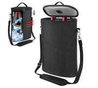 Sac Thermique Pour Vin | Étui Réfrigérant Portable Pour Sac Thermique Étanche Pour 2 Bouteilles Avec Bandoulière Réglable | Pour Voyage, Pique-nique, Golf Et Événements En Plein Air Pour Hommes Et