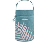 Sac thermo Miniland Terra pour thermos ou bouteille, 700ml, bleu/paume