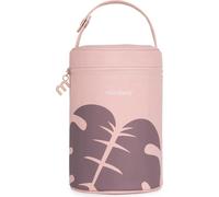 Sac thermo Miniland Terra pour thermos ou bouteille, 700ml, rose/feuille