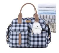 Sac Tote Bag À Langer Mini Pochette Bandoulière Chic Écossais Avec Poignée | Sac À Langer Grande Contenance Pour Maman Pour Courts Trajets Voyages Plage Hôpital Nurserie Voiture Infirmière