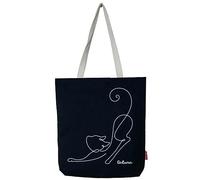 Sac tote bag en toile avec fermeture éclair, doublure et poche intérieure. Extérieur : Coton 100%. Inclue une enveloppe de cadeau. Mesures : 37 x 38 cm.